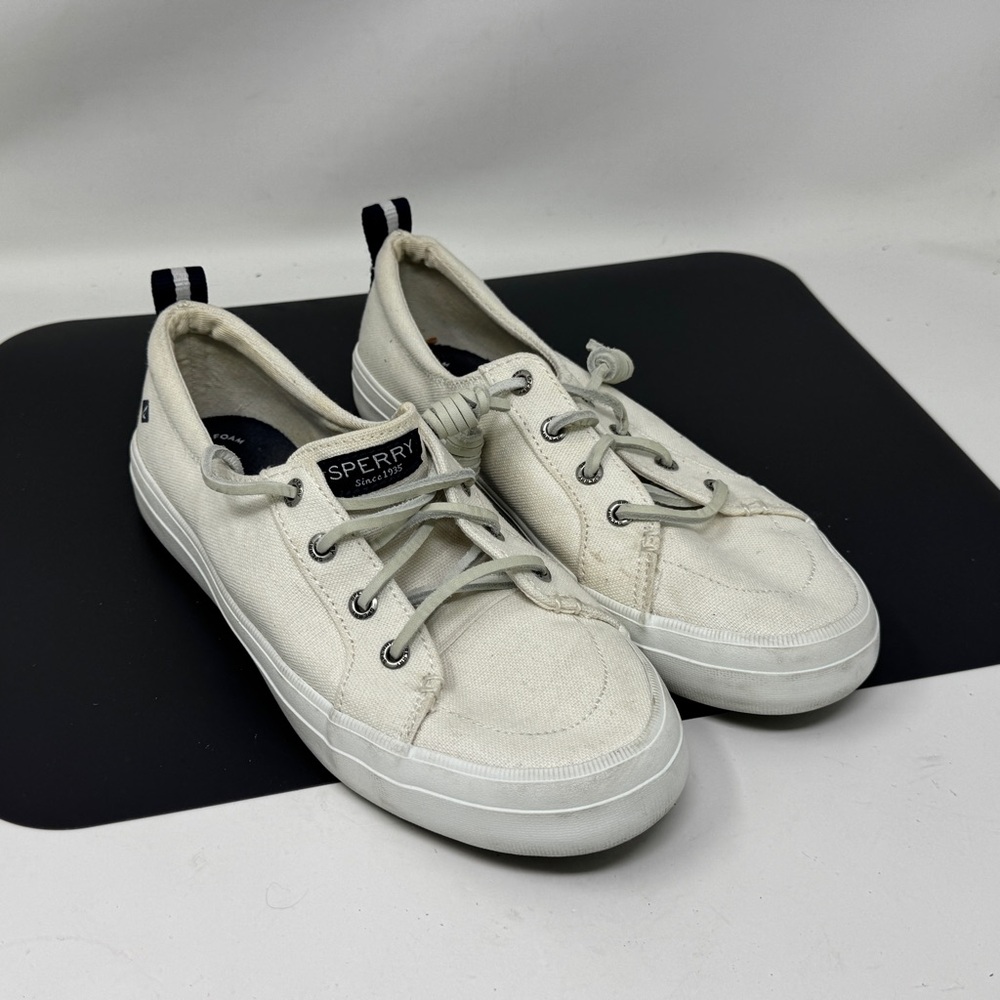 Sperry Women Crest Vibe Sneaker Linen STS99250